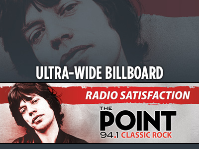 Billbord artwork for 94.1 The Point