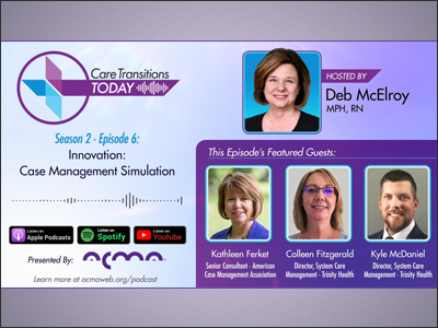 Care Transitions Today podcast design for video format